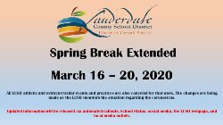 Spring Break Extended flyer